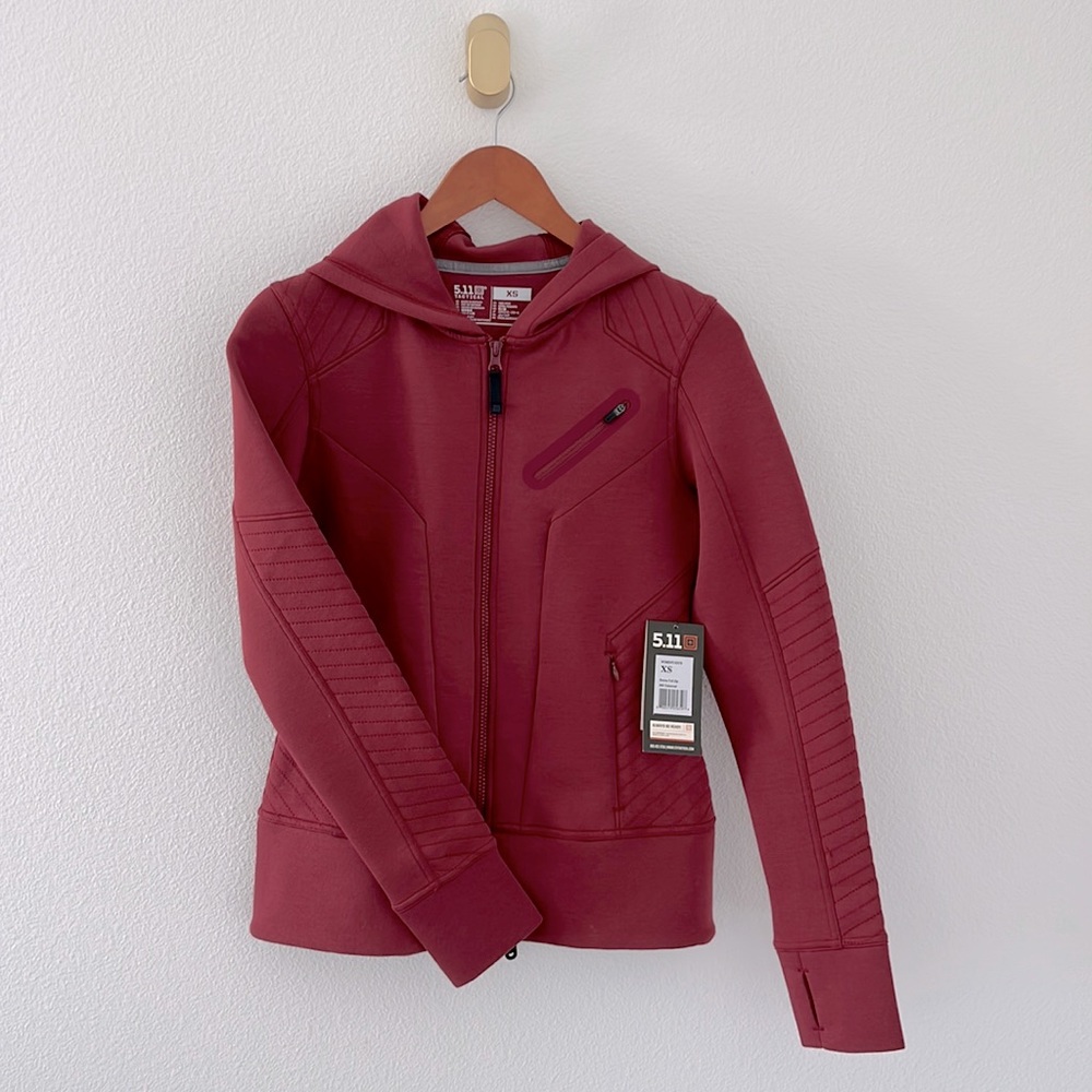 5.11 Tactical Women’s Emma Full Zip Jacket Cabernet